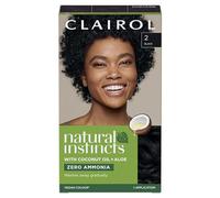 Clairol Natural Instincts Semi-Permanent No Ammonia Vegan Hair Dye 177ml (Various Shades) - 2 Black