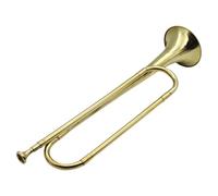 Claiŕon Trompette De Cavalerie - 47x11cm Instrument En Laiton | Trompette De Poche Rétro Si Bémol Pour Défilé Et Fanfare, Design Gros Calibre, Résonance Supérieure, Embouchure Incluse