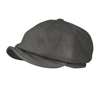 Clakllie Casquette classique en coton 8 panneaux Gatsby Casquette plate vintage en sergé Peaky Blinders Chapeau élégant Béret, CDUK-NB25Q11-Kaki clair, Taille unique