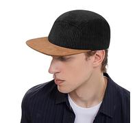 Clakllie Casquette de Baseball à 5 Panneaux Casquette d'été à Bord Plat Chapeau Hip Hop Taille Unique Outdoor Snapback Cap Casquette Anti-UV