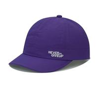 Clakllie Casquette de baseball légère à manches courtes à séchage rapide pour homme et femme avec visière courte imperméable, CDGE-BSSQ2505-Purple, taille unique