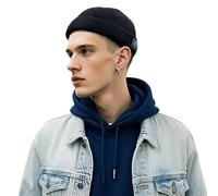 Clakllie Casquette sans Bord Beanie Watch Marin Miki Hat Skullcap Casquette sans Visiere Bonnet Docker Réglable Docker Cap Unisexe Coton Lightweight Rolled Cuff Brimless Cap