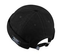 Clakllie Docker Bonnet Marin Homme Femme Casquette Docker Casquette sans Visiere Bob Docker Coton Rolled Cuff Réglable Brimless Bonnet Hat Street Trawler Fisherman Beanie Watch Hat