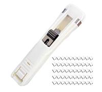 Clam Clip Dispenser - Handheld Paper Organizer for Documents | Refillable Design with Easy Grip & Smooth for Office Classroom College Work Study and Paperwork Management