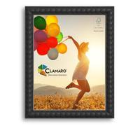 CLAMARO Bubble Cadre photo design 100 x 130 cm, style boules à bulles, noir, fabriqué à la main, en MDF, avec verre acrylique, cadre pour photos, posters ou puzzles