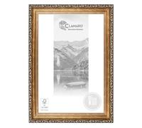 Clamaro Cadre Photo Vienne Baroque Ancien, Bois Massif, 60 mm, 9x13 cm