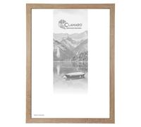 Clamaro COLLAGE Cadre Photo 65x136 | Chêne Sonoma | Cadre en MDF avec verre acrylique incassable, panneau arrière et crochets en métal (profil de cadre largeur 30 mm)
