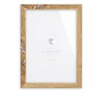 Clamaro COLLAGE Cadre Photo 70x130 | Chêne ancien | Cadre en MDF avec verre acrylique incassable, panneau arrière et crochets en métal (profil de cadre largeur 30 mm)