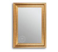 CLAMARO "Riga" Miroir mural antique 65x160 cm avec cadre | Or | Miroir vintage style Shabby Chic et baroque avec cadre en bois | Miroir baroque incluant crochets de suspension en métal et matériel de