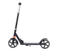 Clamaro 'Sidekick' Trottinette de ville à ressort, 205 mm, charge maximale 100 kg, pliable, hauteur réglable, avec frein à friction, pour enfants et adultes, noire