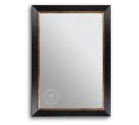 CLAMARO Sofia Miroir mural antique 60 x 180 cm avec cadre | Marron foncé | Shabby Chic Vintage Miroir baroque avec cadre en bois | Miroir baroque avec crochet de suspension en métal et matériel de