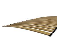CLAMARO Sommier enroulable 90 x 200 cm avec lattes à ressort incurvées, 22 lattes en bois de bouleau multiplex stable, avec capuchons de protection et trous de fixation pré-percés - Sommier à lattes