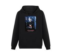 Clamguard Hellraiser Mens Sweatshirts Cotton Unisex Black Pullover Hoodies 3XL