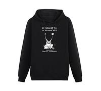Clamguard Hi How are You Daniel Johnston The Unfinished Album Mens Sweatshirts Cotton Unisex Black Pullover Hoodies L