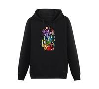 Clamguard Homestuck Johngbs Mens Sweatshirts Cotton Unisex Black Pullover Hoodies 3XL