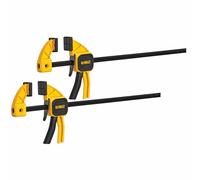 DeWALT DWHT0-83158 Serre-joint a une main Medium 300mm 12IN Pack de 2 45kg force de