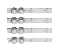 Clamp à tube U Pince de tuyaux d'eau 4 SETS PRINCIPE DE TUYAGE DE CASSION DU RÉSÉRABLE DURABLE RÉSISTANTE DE ZINC ALIN