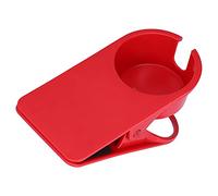 Clamp/Holder sur Porte-gobelet, Support de Tasse de Bureau Pinder Bureau Support de Tasse d'économie d'économie 'espace Rouge Grand Cabinet en Plastique Clamp/Holder Latéral pour Table de