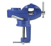 Clamp On Bench Vise with Swivel Base & Anvil | 50mm / 60mm Jaw Size for Woodworking/Jewelry Making | High - Strength Steel Construction, Accurate Adjustment (50MM)