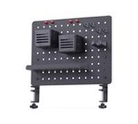 Clamp-on pegboard desktop organizer