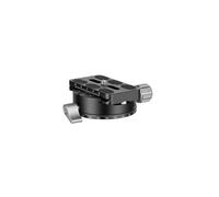Clamp panoramique Leofoto PAN-02 avec plaque rapide QP-70 et sac Noir