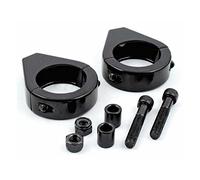 Clamp Supports noirs reclassement flèches x fourche 41 mm moto harley davidson sportster dyna softail, Turing, v-rod ; Yamaha, Suzuki, Honda, Kawasaki