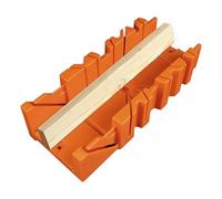 Clamping Miter Box, Woodworking Cutting Tool, 12 Inches Steel Back Saw with Angle Slots, Hand Box with Frame, Woodworking Accessory with Precision Design, Cutting Tool for Carpenter Woodworker Carver