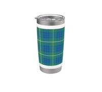 Clan Hamilton Hunting Tartan écossais antique Gobelet isotherme en acier inoxydable double paroi