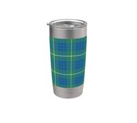 Clan Hamilton Hunting Tartan écossais antique Gobelet isotherme en acier inoxydable double paroi