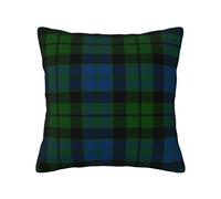 Clan Mackie Housse de coussin en lin Motif tartan 45 x 45 cm