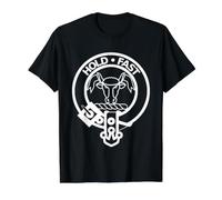 Clan Macleod - Nom de Famille écossais écossais T-Shirt Graphique avec Valeur, Homme, Noir, S