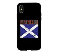 Clan Matheson Tartan Scottish Family Name Scotland Pride Coque pour iPhone X/XS