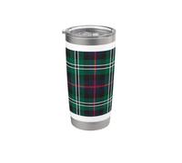 Clan Rose Hunting Tartan écossais moderne Gobelet isotherme en acier inoxydable double paroi