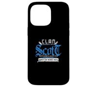 Clan Scott - Malice et Chaos Depuis Le Moyen Âge Coque pour iPhone 14 Pro Max