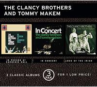 Clancy Brothers - 3 Pak Person/in Concert/Luck of Irish