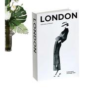 Clandestine Ledger Vault - Faux journal | Cercueil dissimulé pour dissimuler les devises, cache de classeur imique pour protéger les bijoux, casier de volume caché pour objets de valeur, marron