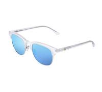 CLANDESTINE - Lunettes de soleil Highbrow Silver Crystal Blue - En nylon bleu et laiton - Lunettes de soleil pour hommes et femmes - Smart Vision Technology - Plus de netteté et moins de reflets