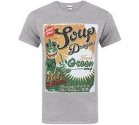 Clangers - T-shirt 'Soup Dragon's Fresh Green Soup' - Homme (S) (Gris) - UTNS4404 Gris G