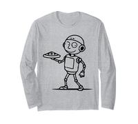 Clanker Meme Robot Manger Pizza Delivery Party Manche Longue
