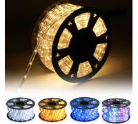 Clanmacy 40m Tuyau lumineux LED extérieur intérieur,960 LEDs Tuyau LED étanche,Lumière de fête éclairage de décoration Noël,Blanc chaud