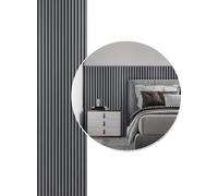 Clanmacy Panneau acoustique Panneau mural Panneaux muraux modernes Panneaux muraux acoustiques en bois Panneaux muraux en bois 1 panneaux Panneaux muraux MDF 120x60x2.1cm Gris