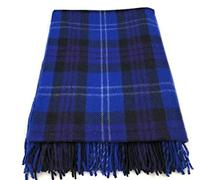 Clans of Scotland - Couverture en tartan écossais moderne / tapis des clans écossais - Couverture de voyage - Couverture d'extérieur (Heritage of Scotland), Simple Extra Large, Throw011