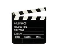 Boland 44208 - Rabat de film env. 18 x 20 cm, réalisateur, cinéma, appareil photo et action - Accessoire pour carnaval et soirées à thème, accessoires de costume