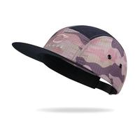 CLAPE Camo Casquette Baseball à 5 Panneaux Léger Casquette Visière Plate | Séchage Rapide,Respirant,Réglable,Flat Brim,Protection Solaire,Casquettes Snapback pour Sport,Randonnée,Outdoor