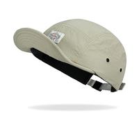 CLAPE Casquette à 5 Panel Short Brim Baseball Cap Bord Plat Chapeau Visière Courte Déperlant Respirant Dad Cap Beige BS265P13