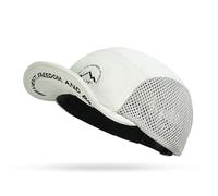 CLAPE Casquette à Visière Courte en Maille Casquette de Baseball d'été Respirant Mesh Cap pour Running Sport Beige Cream CLSB03