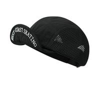 CLAPE Casquette de Baseball Été Hommes Femmes Casquette de Baseball à Bord Plat avec Visière Réglable Courte Casquette en Maille Noir Black BSSD2506