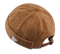 CLAPE Casquette Docker en Velours Côtelé Casquettes sans Visière Réglable