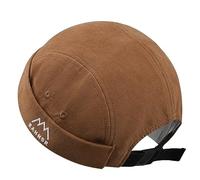 CLAPE Casquette Homme Femme sans Visiere 5 Panel Coton Docker Hat Bonnet de Docker Protection UV Adjustable Beanie Brimless Hat