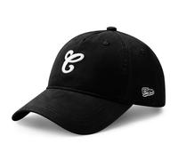 CLAPE Casquettes de Baseball Coton Casquette Homme Femme Baseball Cap à Bord Galbé Classique Chapeau Anti UV Réglable Noir Black CLBB01